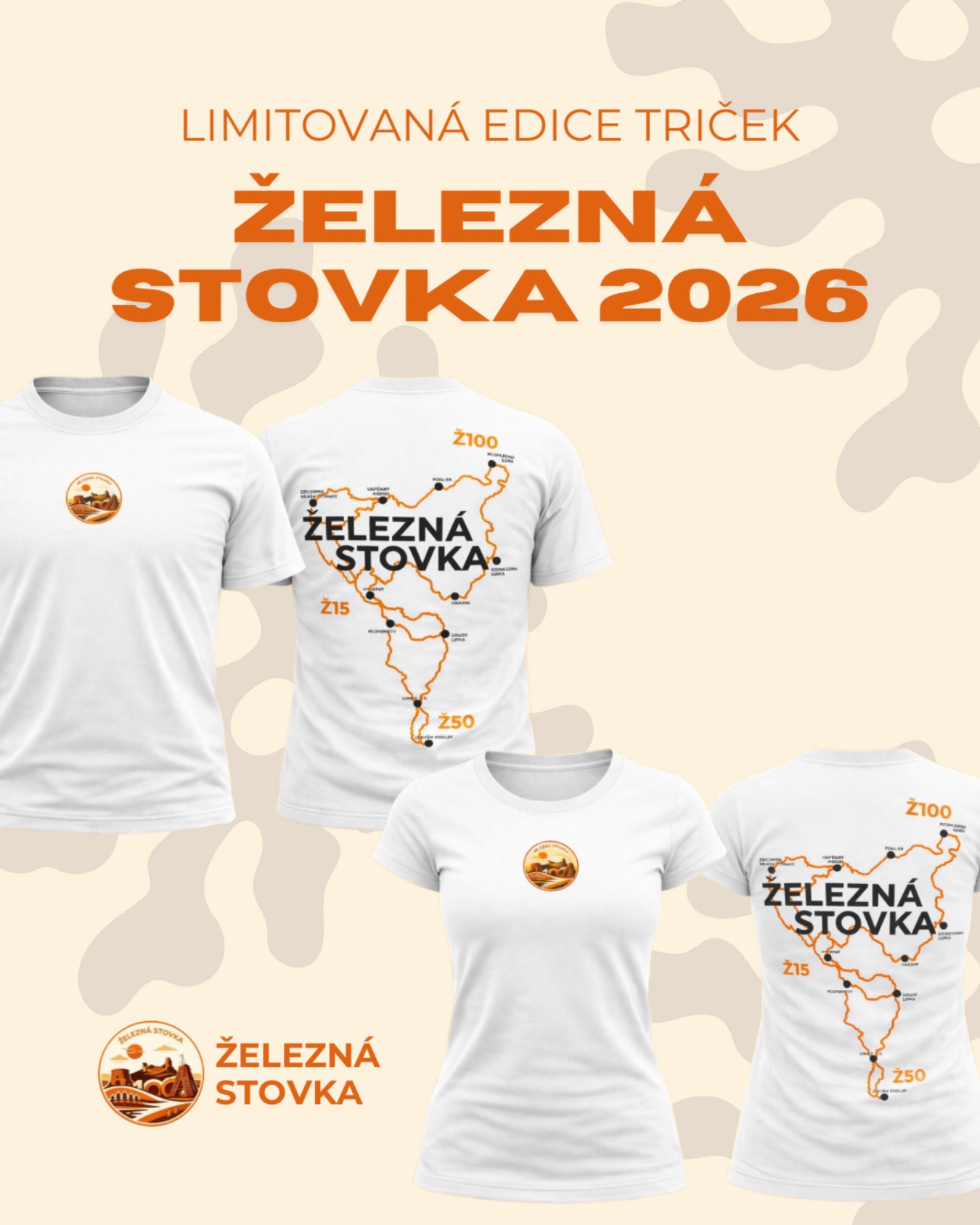 Sportovní trička Železná stovka 2026